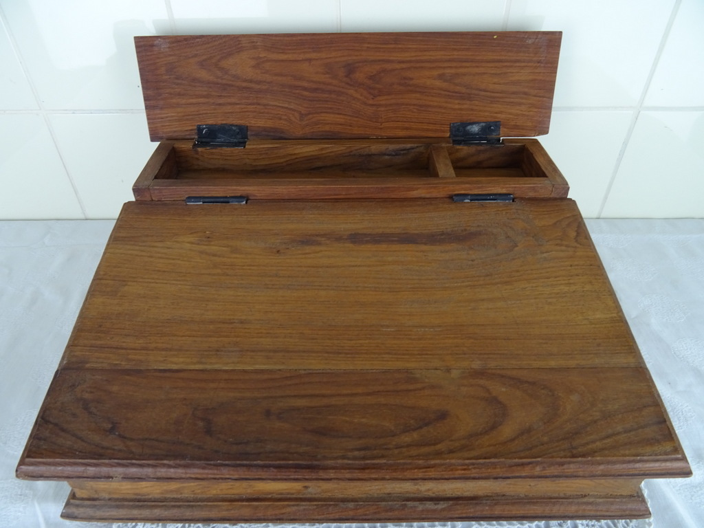 Antieke houten mobiele lessenaar - Afbeelding 26