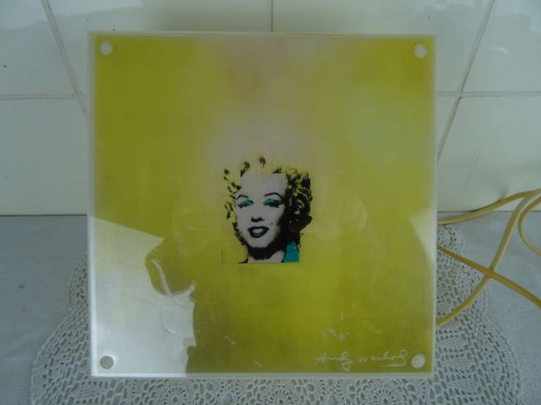 Andy Warhol lamp Marilyn Monroe