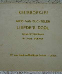 Liefde's dool door Nico van Suchtelen