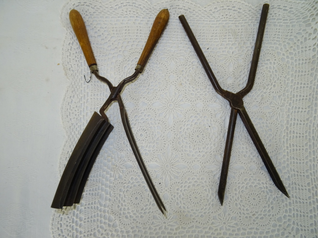 Set antieke krultangen - Afbeelding 2