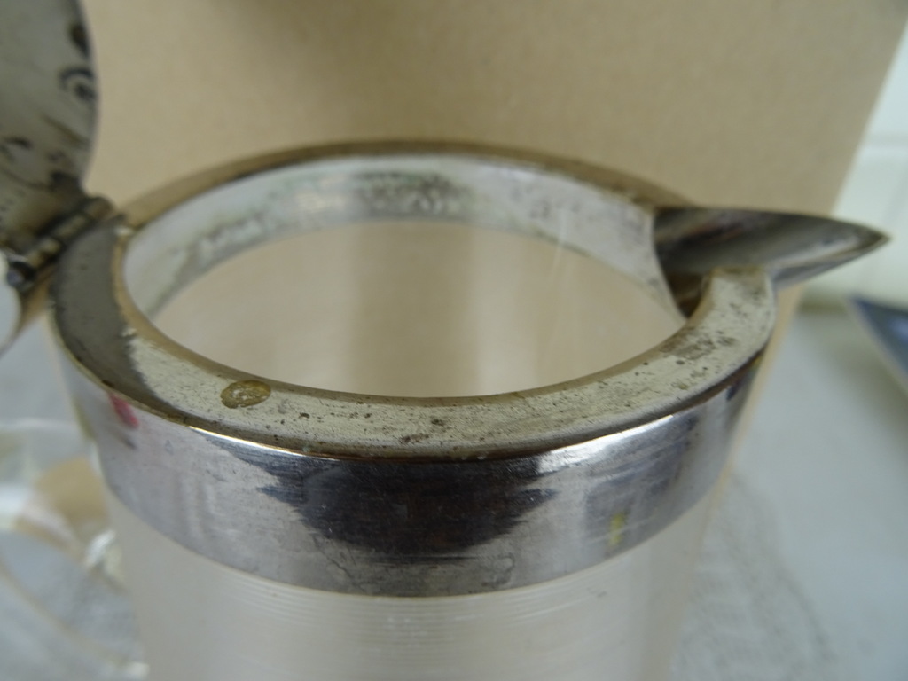 Antieke kan van Fries slingerglas - Afbeelding 8