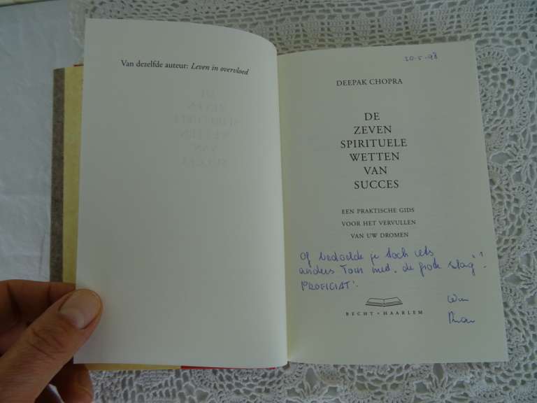 Deepak Chopra De zeven spirituele wetten van succes - Curiosa en Kunst.nl