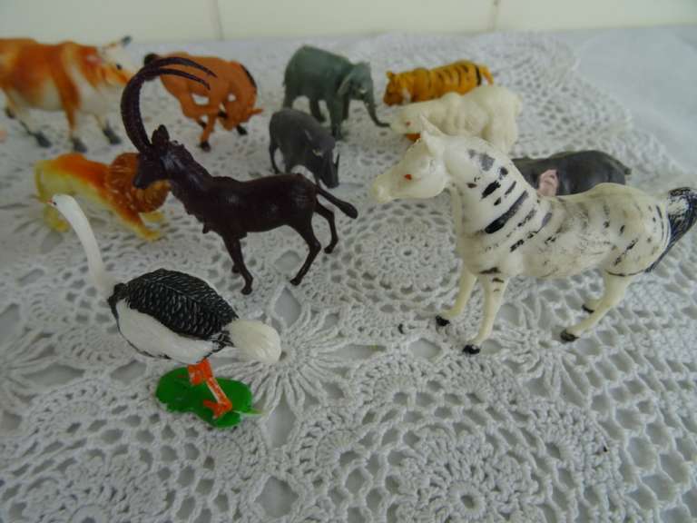 Collectie miniatuur dieren