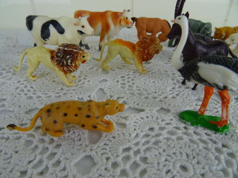 Collectie miniatuur dieren