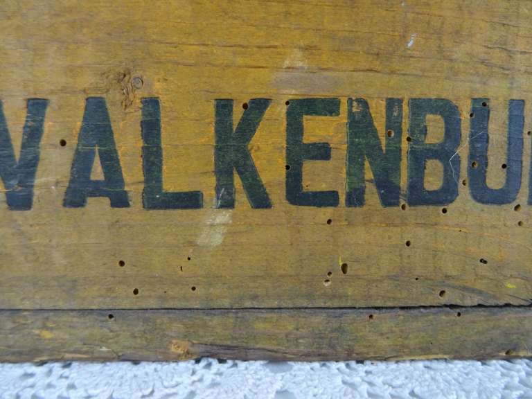 Vintage houten Leeuw Bier krat