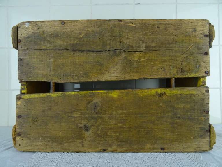Vintage houten Leeuw Bier krat