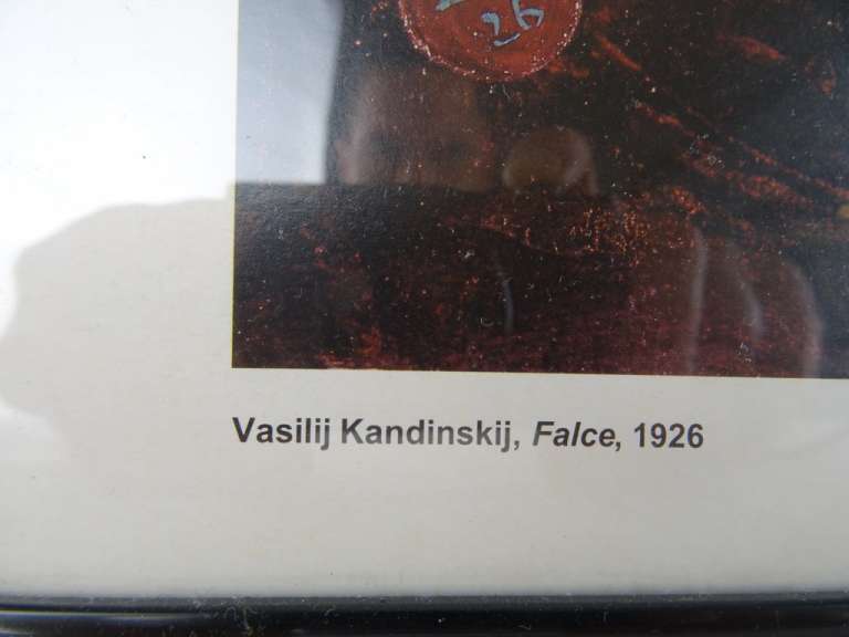 Wasilij Kandinsky Falce print in lijst