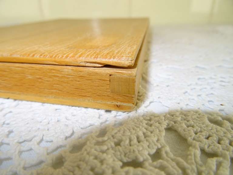 Vintage Tangram puzzel in houten doosje