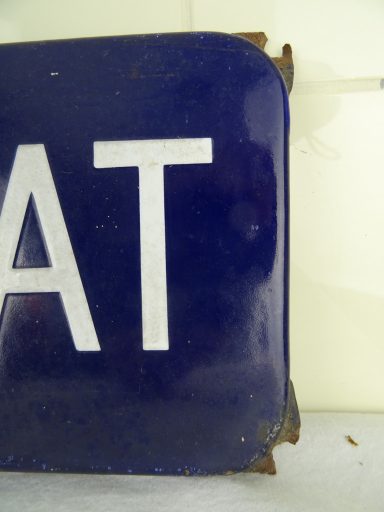 Vintage straatnaambord Nieuwlandstraat - Afbeelding 7