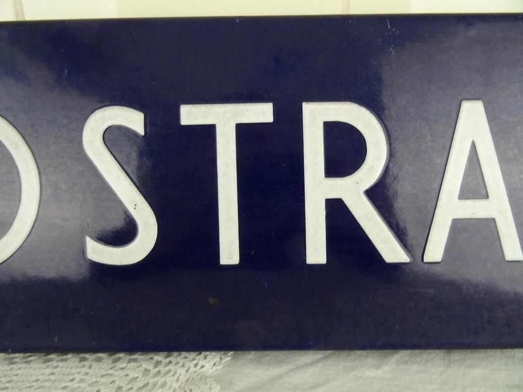 Vintage straatnaambord Nieuwlandstraat - Afbeelding 9