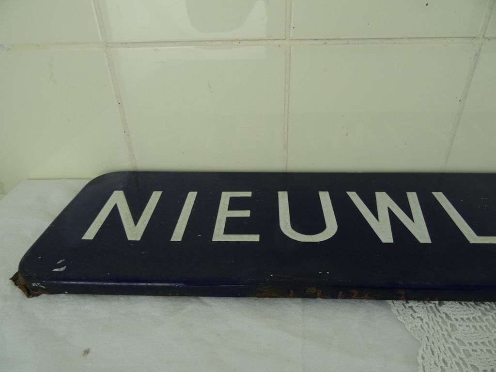 Vintage straatnaambord Nieuwlandstraat - Afbeelding 18