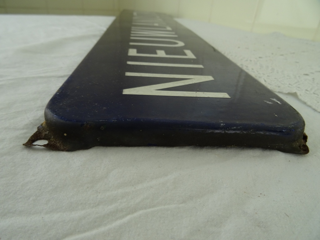 Vintage straatnaambord Nieuwlandstraat - Afbeelding 25