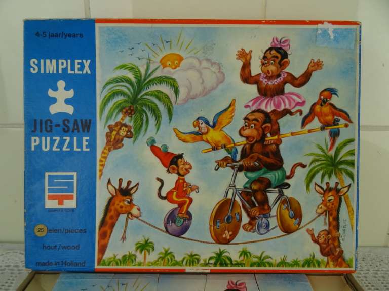 Vintage Simplex puzzel Circus