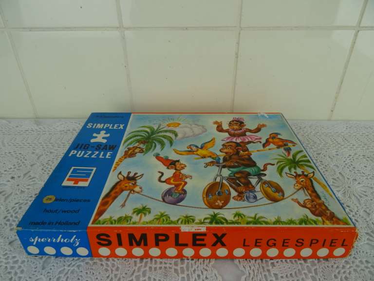 Vintage Simplex puzzel Circus