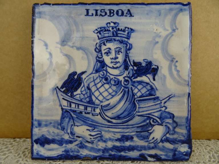 Delfts blauwe Tegel Heilige Maria Sterre der Zee
