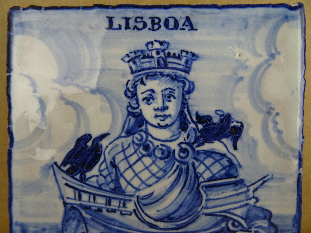 Delfts blauwe Tegel Heilige Maria Sterre der Zee - Afbeelding 2