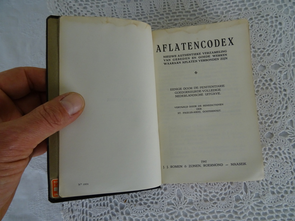 Antiek gebedenboek Aflatencodex - Afbeelding 5