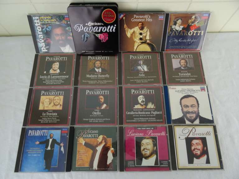 Luciano Pavarotti cd collectie