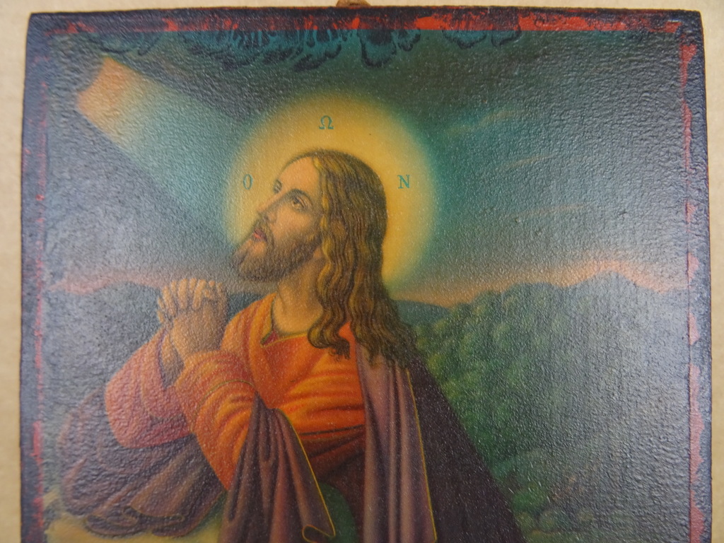 Houten Icoon Jezus Christus - Curiosa En Kunst.Nl