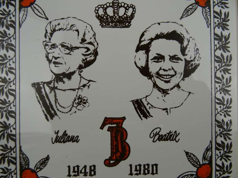 Gedenktegel Juliana Beatrix 1948 -1980