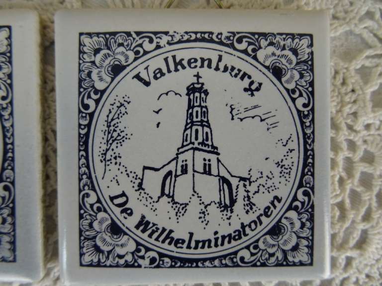 Vintage tegeltjes Valkenburg