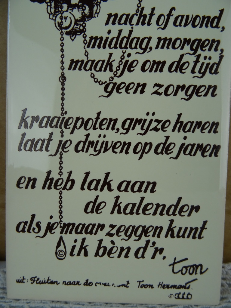 Vintage Mosa tegel Toon Hermans Lak - Afbeelding 3