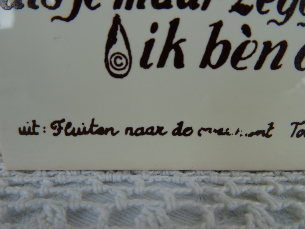 Vintage Mosa tegel Toon Hermans Lak - Afbeelding 4