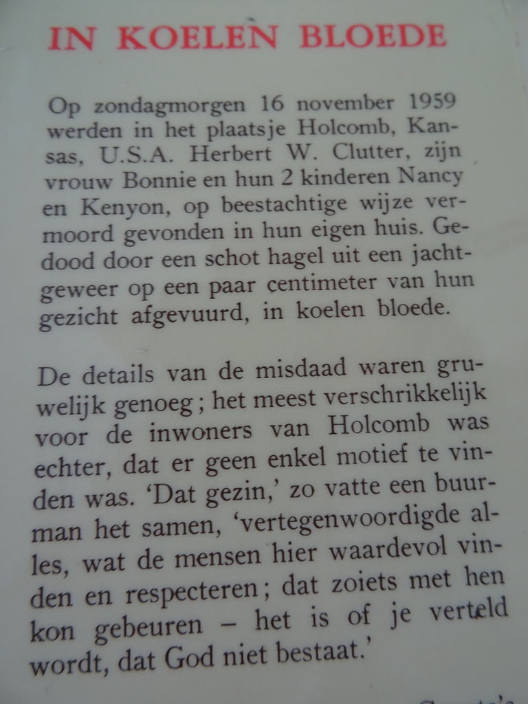In koelen bloede door Truman Capote - Afbeelding 5