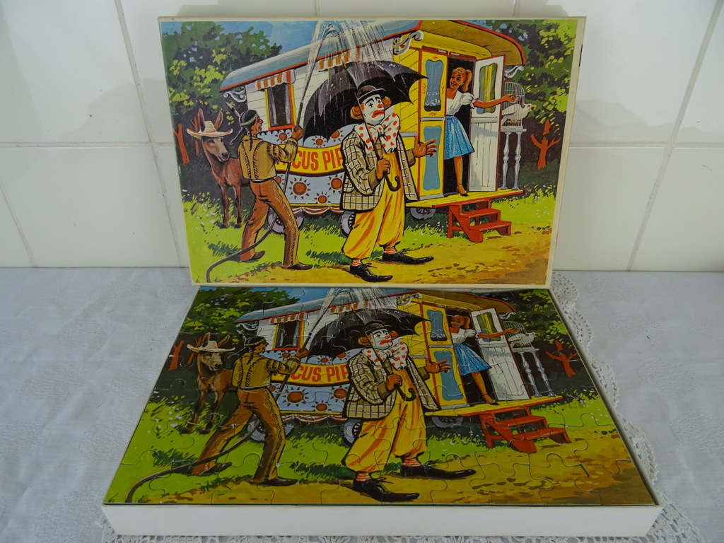 Vintage Pipo de clown puzzel - Afbeelding 2