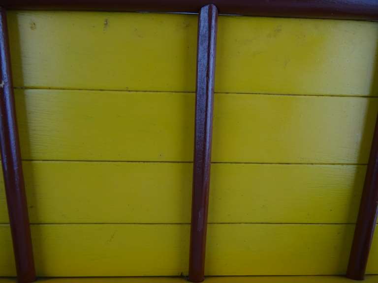 Vintage houten bolderkar