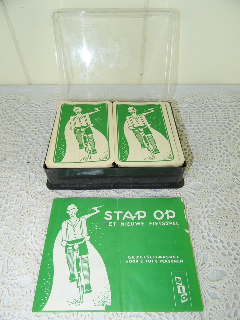 Vintage gezelschapsspel Stap op