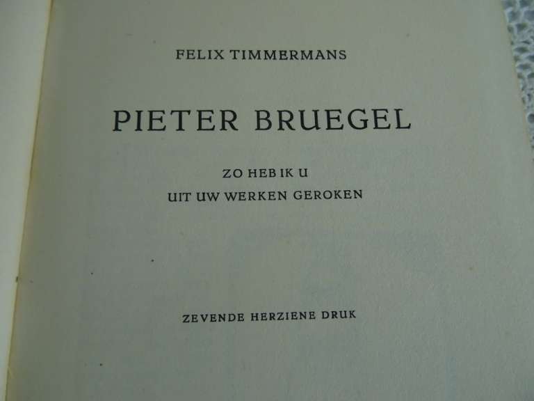 Pieter Bruegel door Felix Timmermans