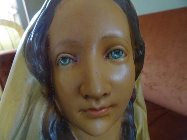 Antiek borstbeeld Heilige Maria