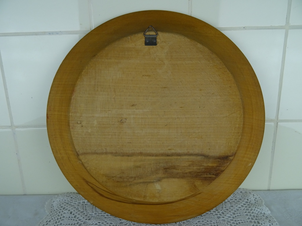 Antiek houten wandbord moeder en kind - Afbeelding 15