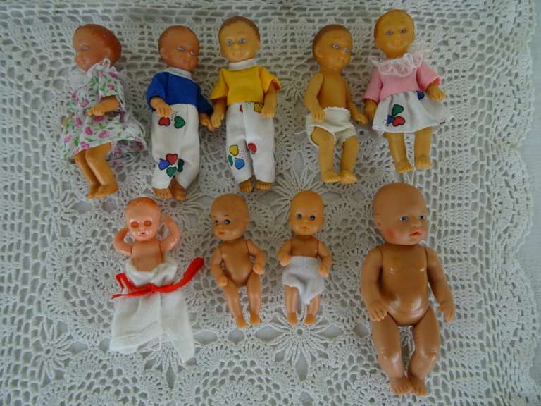 Collectie vintage babypopjes