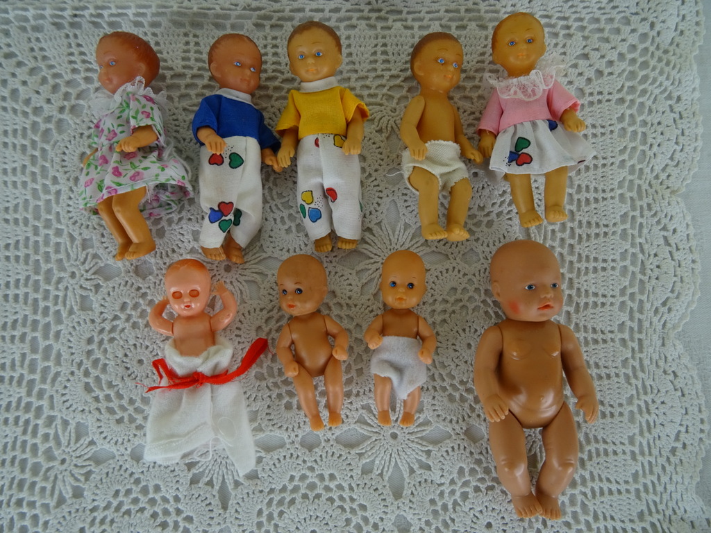 Collectie vintage babypopjes