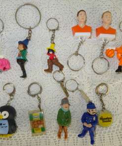 Collectie vintage sleutelhangers
