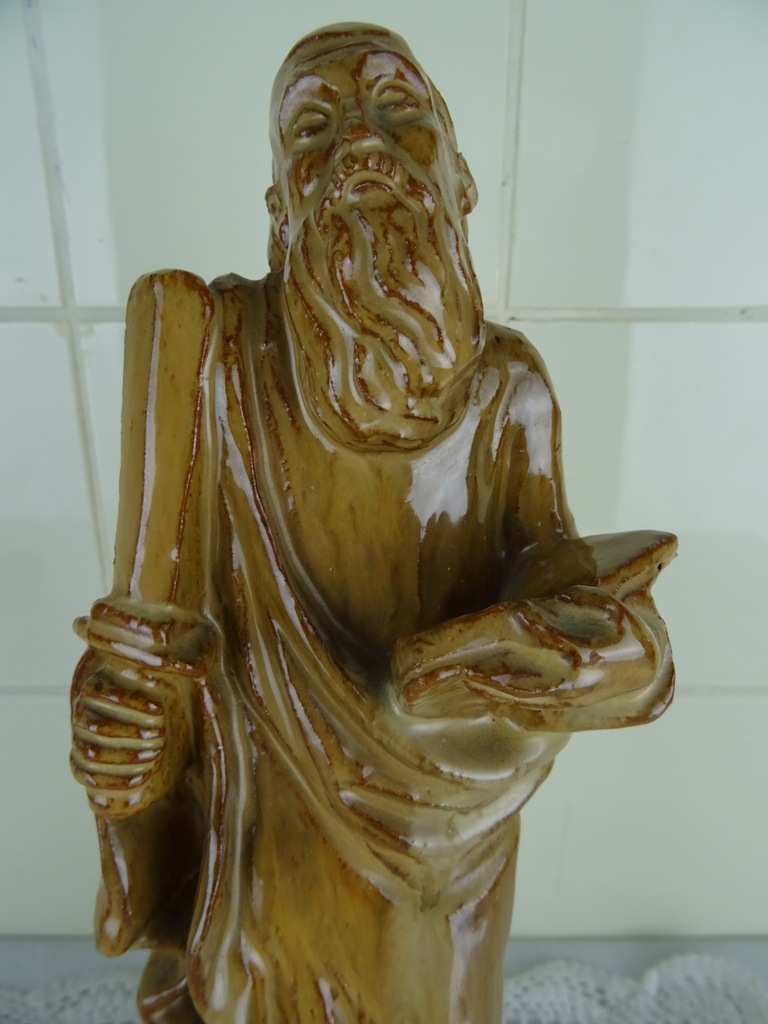Antiek aardewerk beeld Mozes