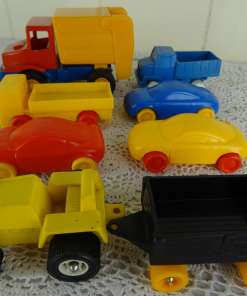 Collectie vintage speelgoedauto's