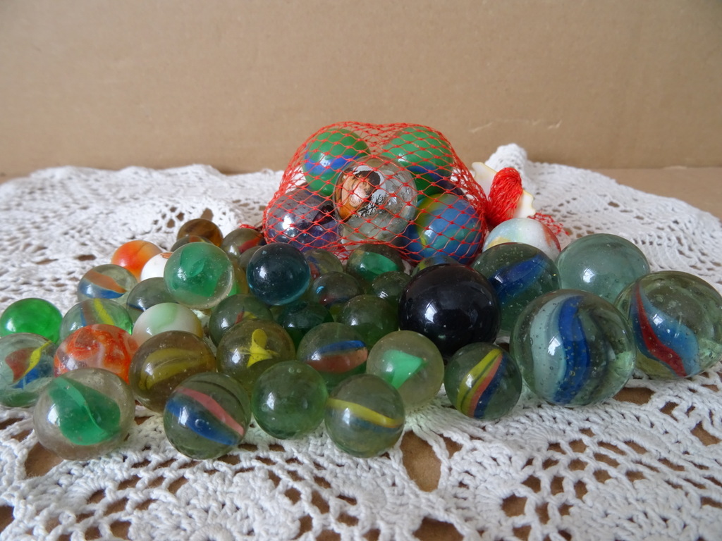 Collectie vintage knikkers