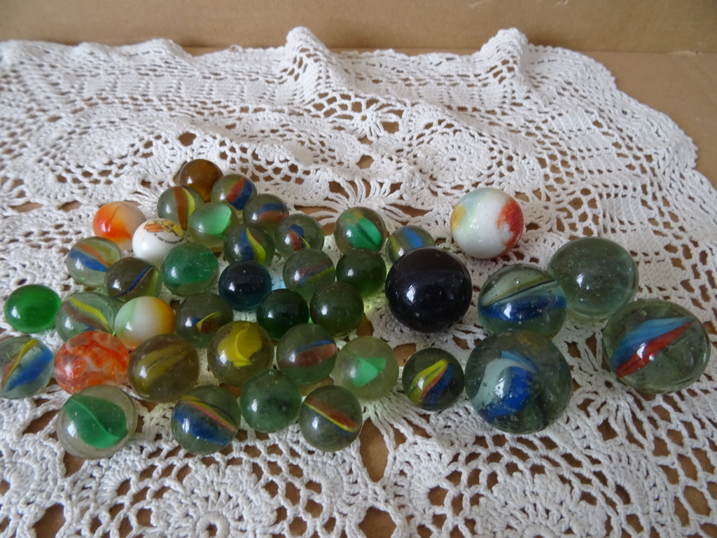Collectie vintage knikkers - Afbeelding 2