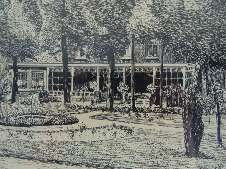 Antieke tekening Valkenburg 1930