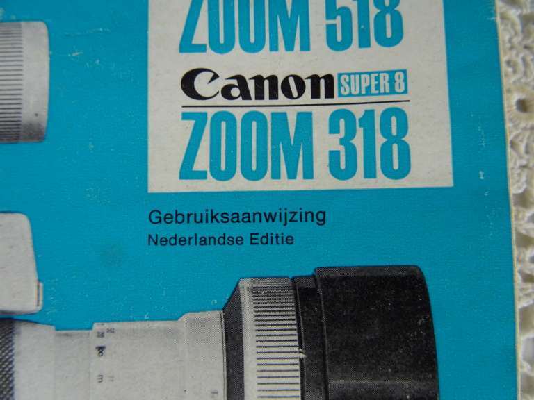 Vintage filmcamera Canon zoom 318 super 8