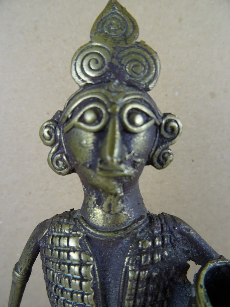Antiek occult bronzen beeldje