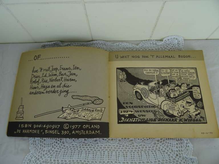 Volkskunst vintage dienblad Lourdes