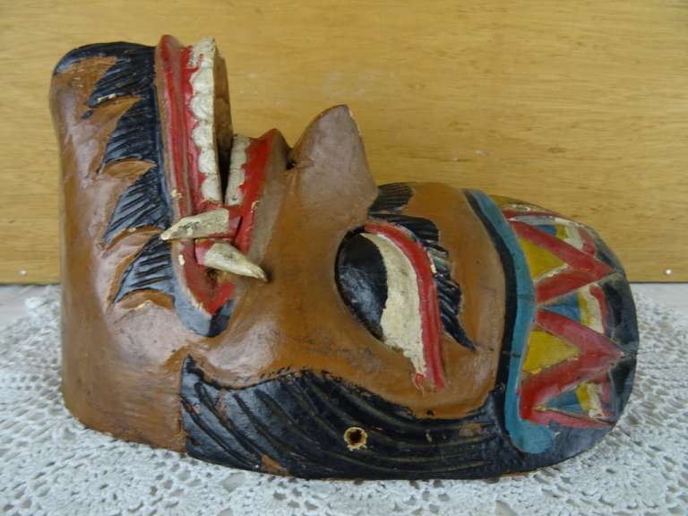 Indonesisch masker Buta Cakil wayang