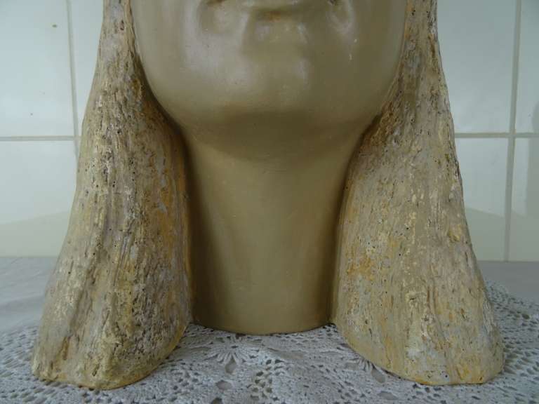 Vintage buste van een vrouw door Stan Grooten