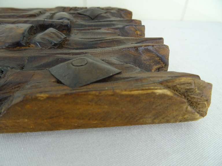 Antiek houtsnijwerk Heilige Petrus