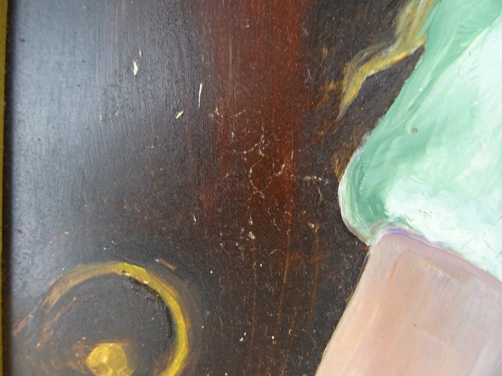 Schilderij Glurend meisje Terbruggen 1989 - Afbeelding 7