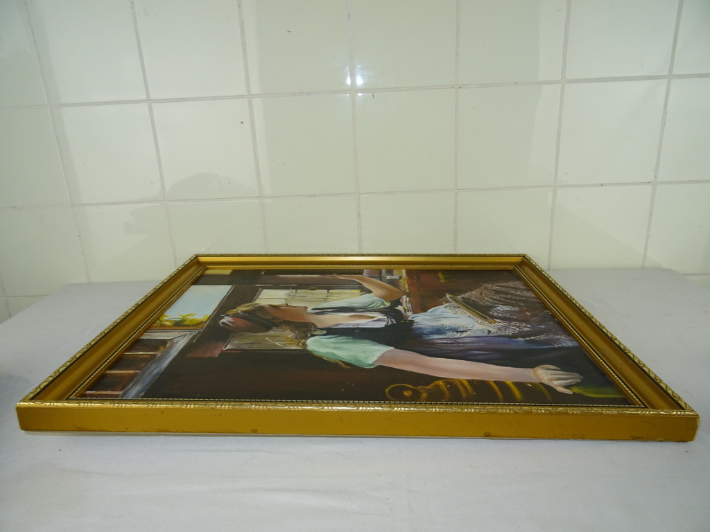 Schilderij Glurend meisje Terbruggen 1989 - Afbeelding 22